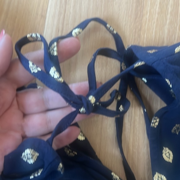 Boden Gold Leaf Print Top - Picture 11 of 16